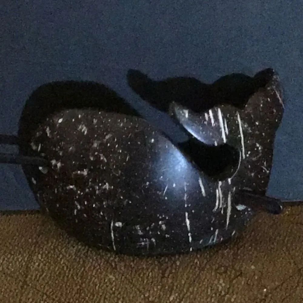 Vintage carved ￼ Whale hair cuff ￼